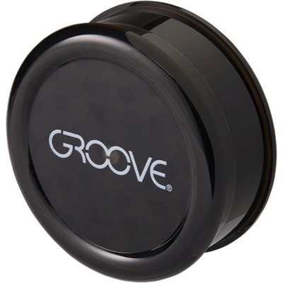 Groove Acrylic Grinder dvoudílná akrylová drtička černá