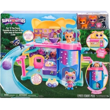 Just Play Superkoty Purr 'N' Play Playset 12 ks