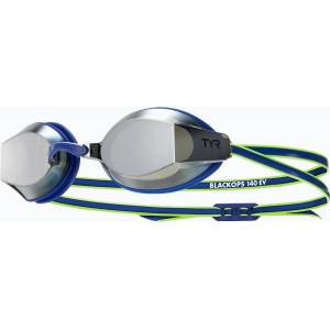 TYR Очила за плуване TYR Blackops 140 Ev Racing Mirrorednavy/lime