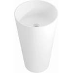 Mexen Onyx-01 свободно стояща мивка от конгломерат 45 x 45 см, бяла мат - 26524500 (26524500)