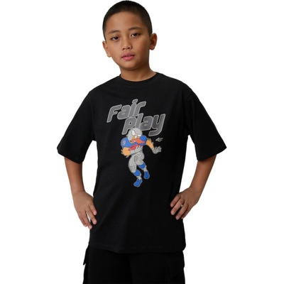 4F Junior-tshirt M3012-20S Černá