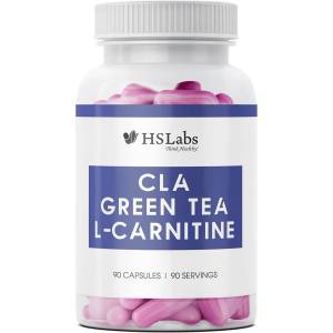 HS LABS - CLA, GREEN TEA, L-CARNITINE - 90 capsule Hs labs - cla, green tea, l-carnitine