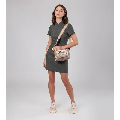 Anekke УНИКАЛНА cross-body ДАМСКА ЧАНТА anekke hollywood С ТРИ САМОСТОЯТЕЛНИ ОТДЕЛЕНИЯ И КАПАК