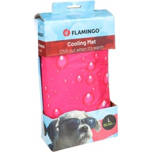 Flamingo Cooling Pad Fresk Chladicí podložka pro psy bubliny červená 90 x 50 cm