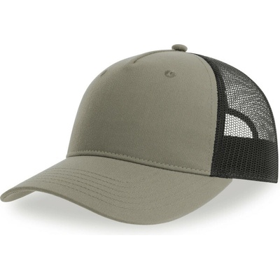 Atlantis Headwear Zion Trucker 5 panelová COT33012031399-grey/black Šedá/černá