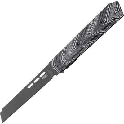 CRKT Zephyr 14C28N, G10 White Black cr-3850W