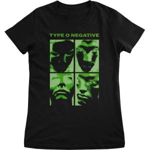 Type O Negative Faces Black L Дамски Риза (WMX-5-TON008-BK-L)