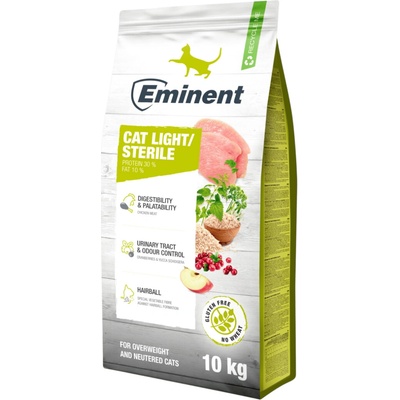 Eminent Adult Cat Light Sterile Chicken 10 kg – Hledejceny.cz
