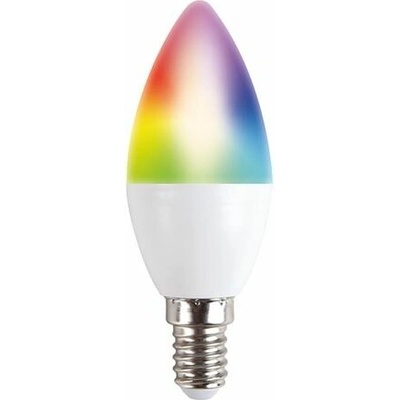 Solight RGB LED smart wifi žiarovka stmievateľná 5W E14 3000-6500K WZ431