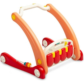 Caretero Toyz 2В1 Проходилка С Музикална Подложка Розова Caretero Toyz (TOYZ-2006)