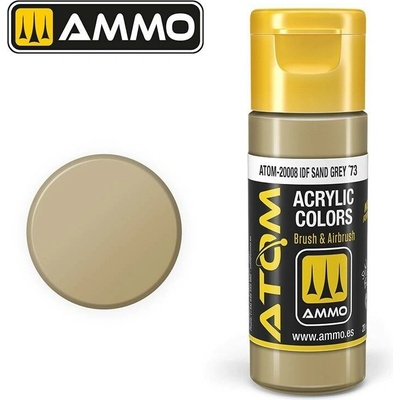 Ammo-Mig Jimenez Atom Acrylic colour sand grey 73 20 ml