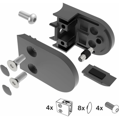Umakov Držiak skla set A-BL/250P-042-set4