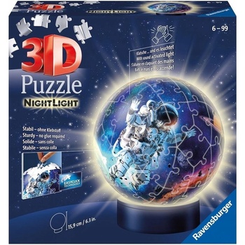 Ravensburger 3D puzzleball Svítící Astronaut 72 ks