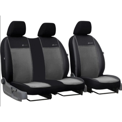 Autopoťah Pok-ter FIAT DUCATO 2+1 III 2007-2014 Comfort Alcantara tmavo šedá