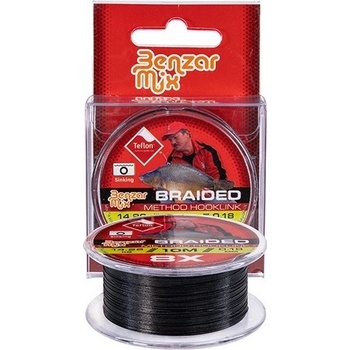 Benzár Šnúra Braided Method Hooklink 10m 0,12mm 7,65kg