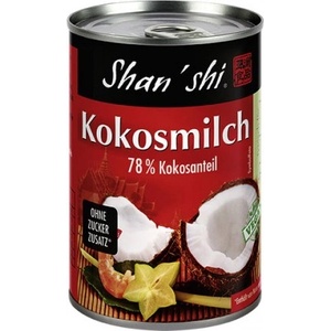 Shan'shi Кокосово мляко 78% Shan shi 400мл
