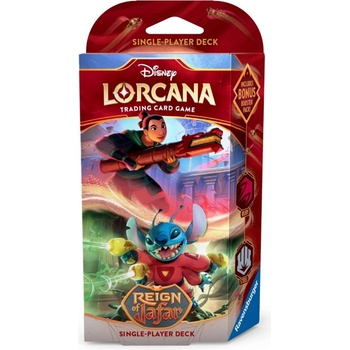 Ravensburger Disney Lorcana TCG: Reign of Jafar Starter Deck - Mulan & Stitch (11098544-1)