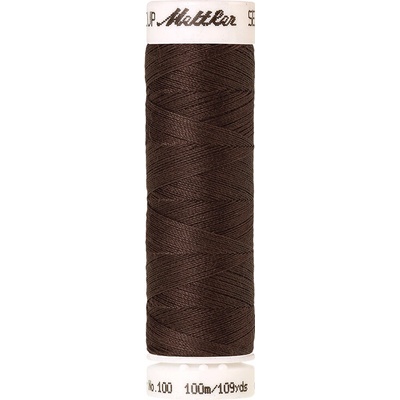 Nitě SERALON 100m na univerzální šití, polyester AMANN Mettler - více barev 6677: 0399 hnědá