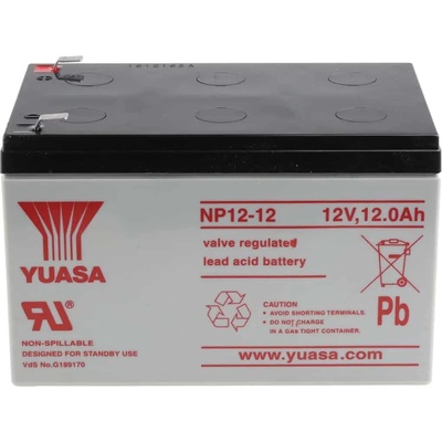 YUASA Оловен акумулатор NP12-12 12V 12Ah F2 (4400000029)