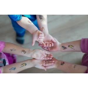 Mama Maluje Tattoos Washable Birds