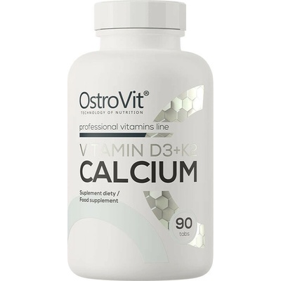 Ostrovit Vitamín D3 + K2 + Vápnik 90 tabliet