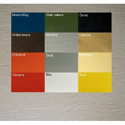 Mikel krycí plachty z PVC plachtoviny 430-650 g/m² 500 g/m² Olivově zelená/šedá 3011503