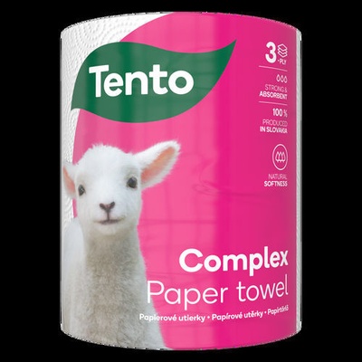 Tento Complex utěrky papírové 3 vrstvé 1 ks