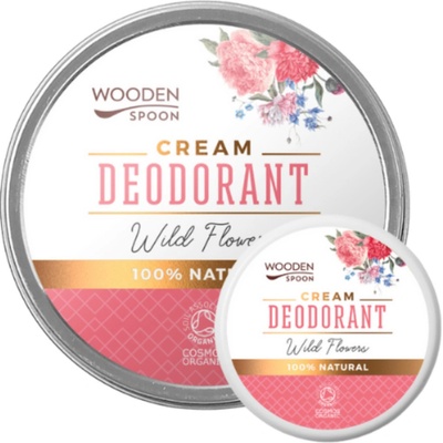 Wooden Spoon Prírodný krémový deodorant Wild flowers 15 ml