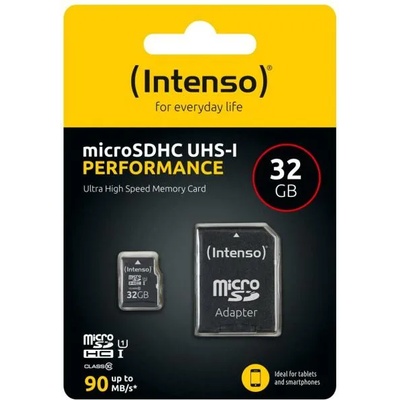 Intenso Performance microSDHC 32GB C10/UHS-I/U1 (3424480)
