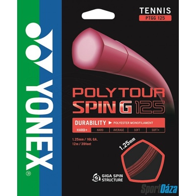 Yonex Poly Tour Spin G 12m 1,25 mm – Zboží Dáma