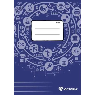 Victoria Виктория: тетрадка с линии a5 за 3-ти клас - 16-32 (isvf1232u)