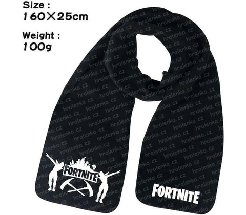Šála Fortnite postavy černá