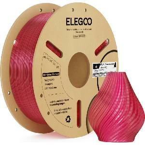 Elegoo PLA Translucent Rose Red - 1, 75 mm / 1000 g (50.203.1140)