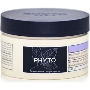 PHYTO Коригираща маска против пожълтяване, Phyto Purple Hair Mask for Color Protection 200ml