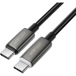 ACEFAST Кабел за данни Acefast (C23-03) - USB-C към USB-C, Smart Power-Off, 60W, 1.2м - Черен