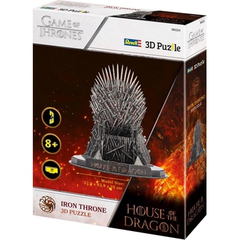 Revell 3D Пъзел Revell от 39 части - Железният трон (00224)