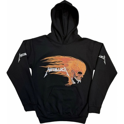 Metallica mikina Worn Pushead Flaming Skull BP Black – Sleviste.cz