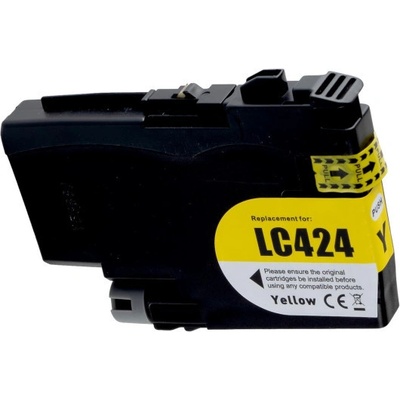 Compatible Компатибилен мастилен пълнеж LC424Y, 10ml за принтери Brother (ORINK BULK) (LC424Y)