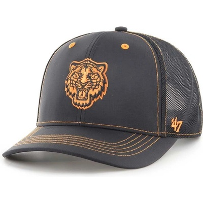 47 brand Шапка с козирка 47 brand MLB Detroit Tigers в черно с апликация B-XRAYD09BBP-BK (B.XRAYD09BBP.BK)