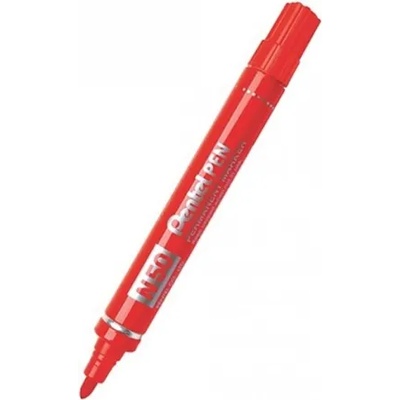 Маркер Pentel N50, червен, от 1.5 до 2.5 mm, перманентен (OK26868)