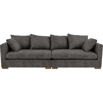 Scandic Антрацитен диван от изкуствена кожа 266 cm Hamburg - Scandic (17086SN PREST96)