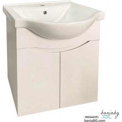 Inter Ceramic Долен конзолен pvc шкаф за баня icp 5549/60