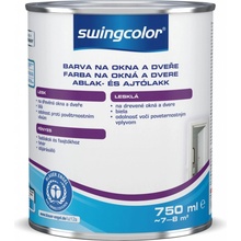 Swingcolor Farba na okná a dvere biela 750ml