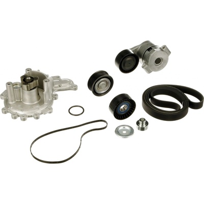 Vodní pumpa + klínový žebrový řemen GATES KP16PK1640 KP16PK1640