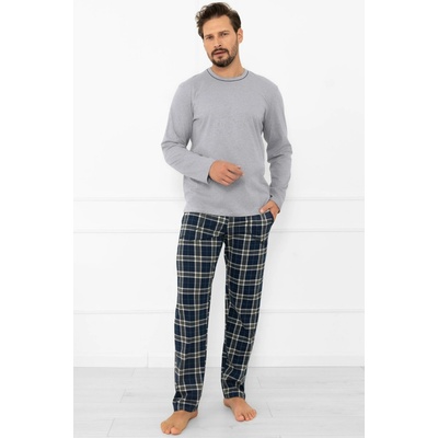 Italian Fashion pánske pyžamo Andreas sivá
