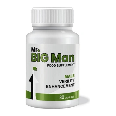 Капсули за по-силна ерекция Mr Big Man - 30 капсули