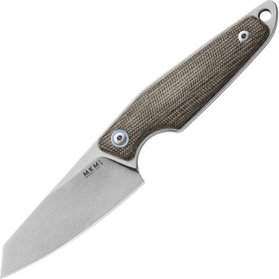 MKM MAKRO 2 Green canvas Micarta BÖHLER M390 - MOD. SHEEPSFOOT MK MA02-GC