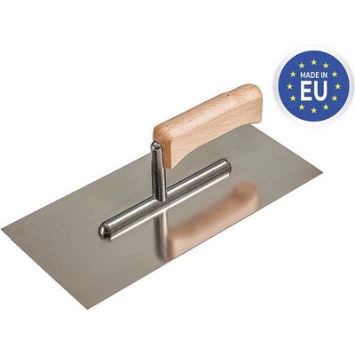 Hladítko Strend Pro Premium, drev. rúčka, 270x130 mm, 0,7 mm, nerez