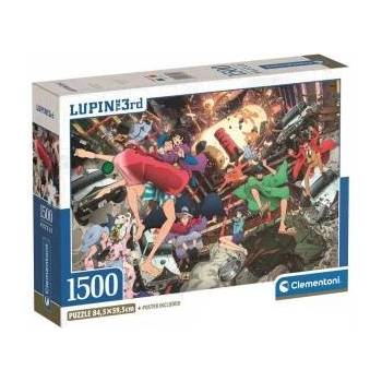 Clementoni Puzzle Compact Lupin III 1500 pieces (31749)