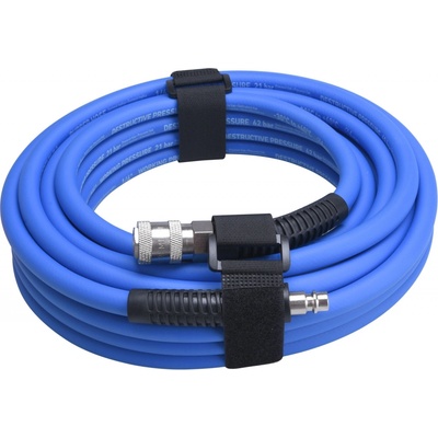 EXTOL PREMIUM Hadice vzduchová, guma, 1/4" rychlospojka, 1/4" (6/12mm), 10m 8865147